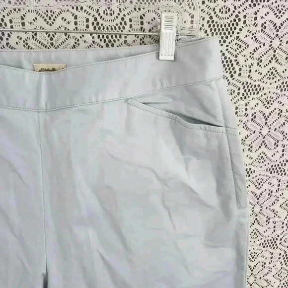 Eddie Bauer Mercer Fit Chino Light blue women's pants 8 - Picture 3 of 8